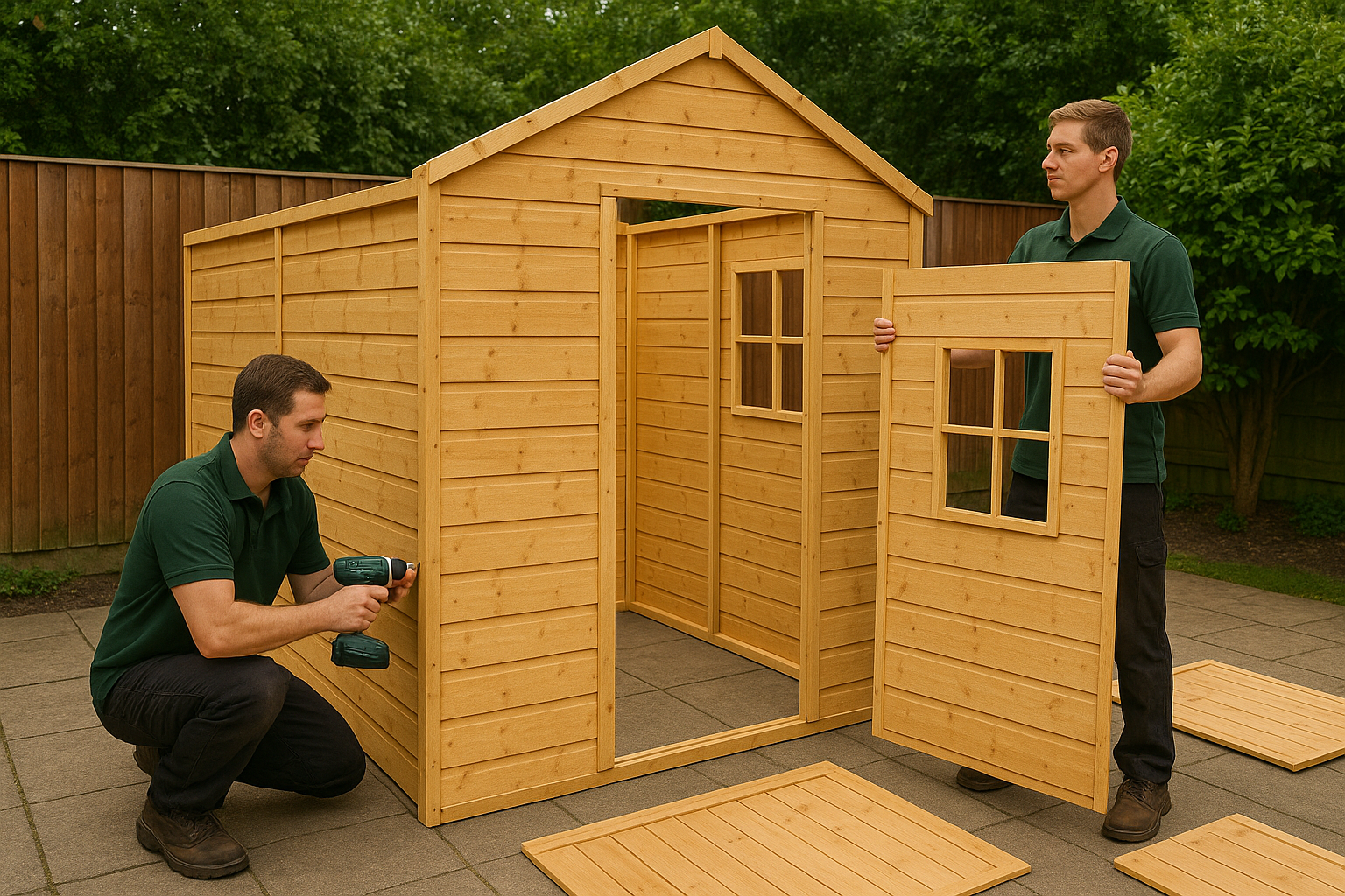 Handyman garden shed